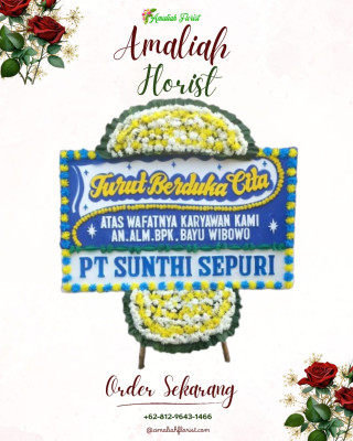 Papan Bunga Duka di Bilalang